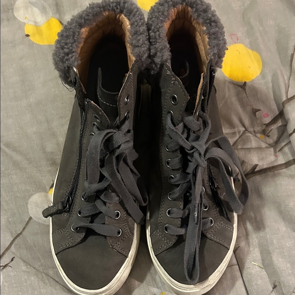 UGG Charcoal High-Top Women's Sneakers